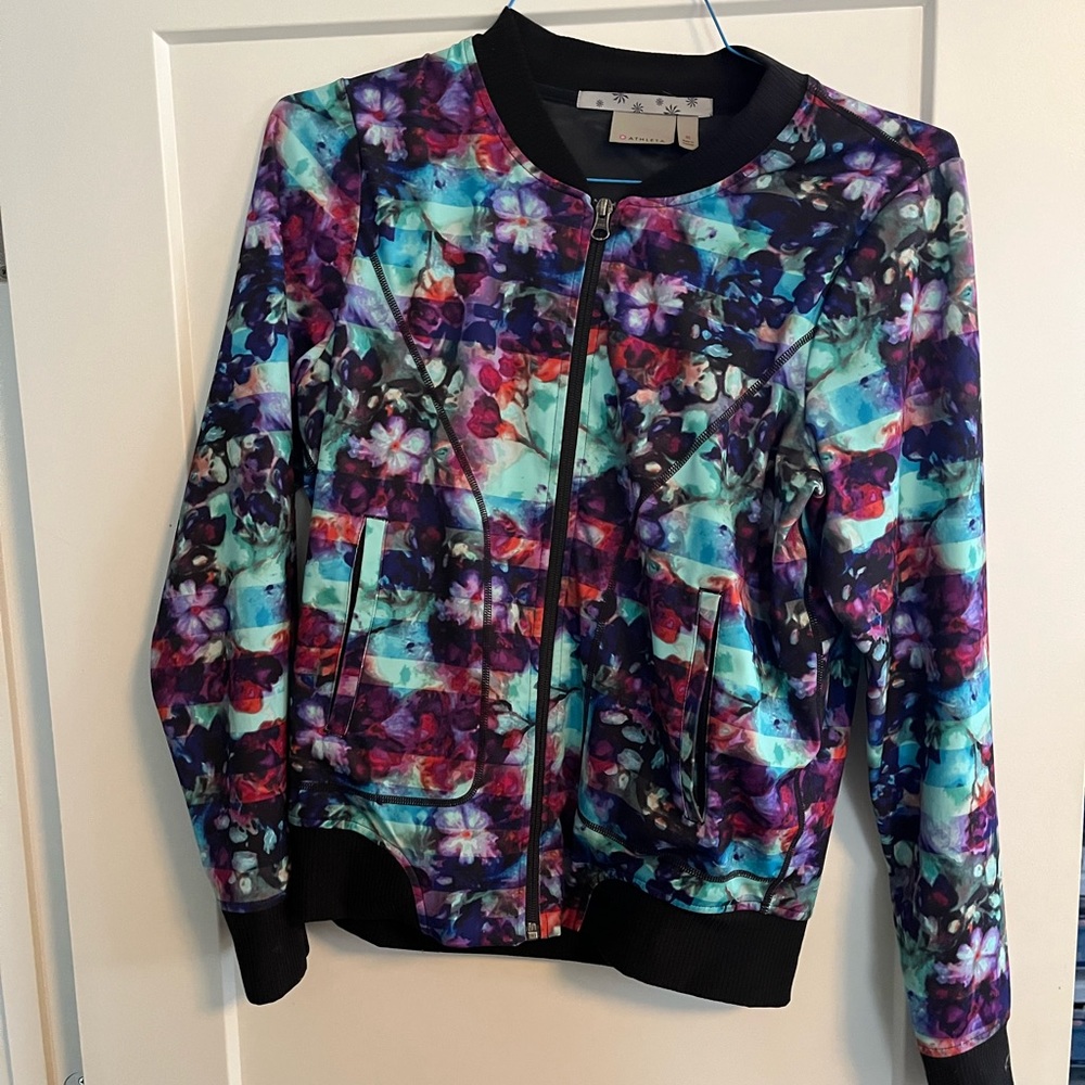 Multicolor Athleta Bomber Jacket - image 1